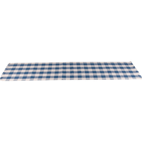 Buffalo Check Colonial Blue - Buttermilk 45" Table Runner