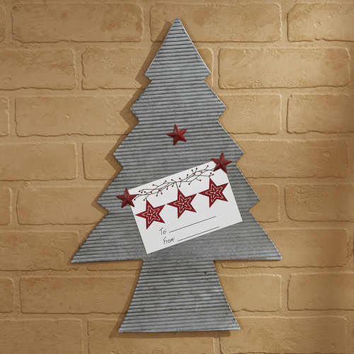 TREE MEMO BOARD WITH STAR MAGNETS