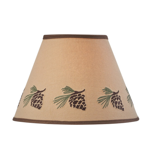 PINECONE EMB SHADE 10"