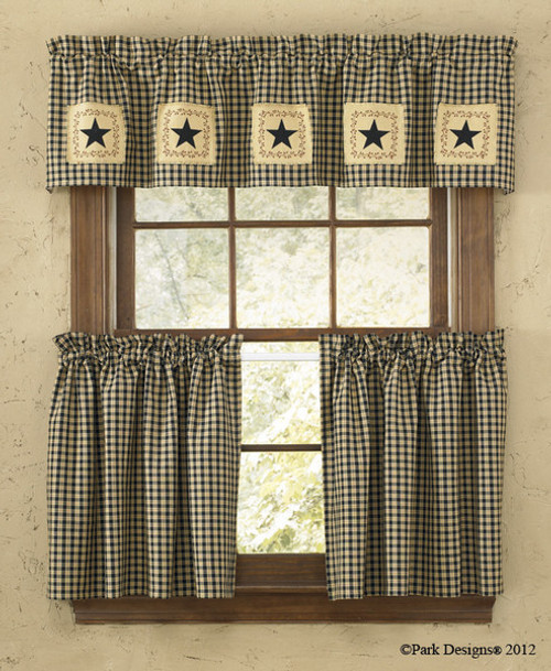 STAR PATCH LND VALANCE 60X14