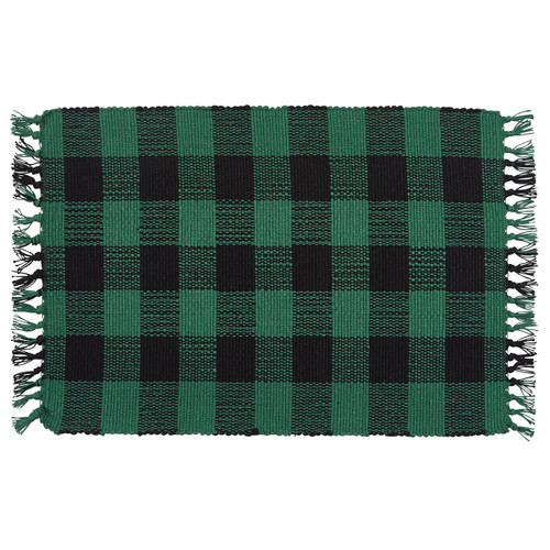 Wicklow Check Placemat - Forest