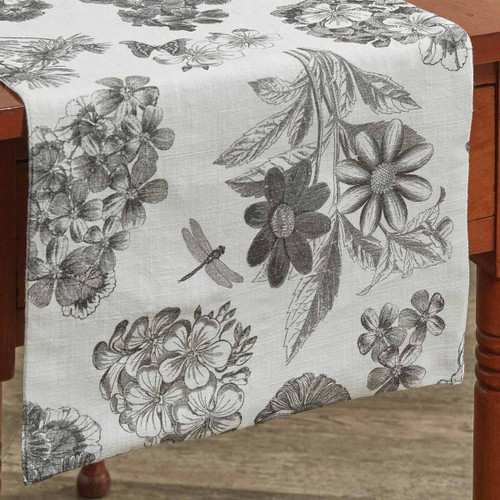 GERANIUM TABLE RUNNER 13X36