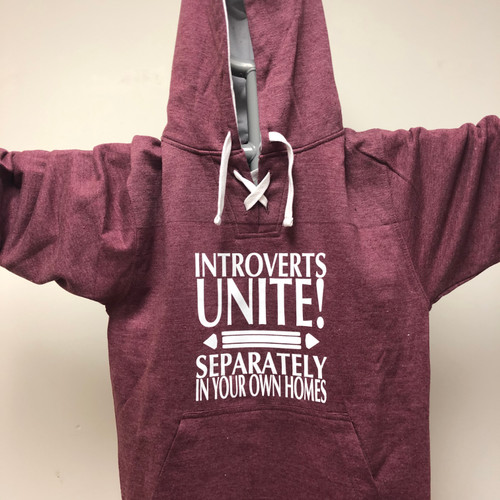 Introverts Unite Hockey Hoodie