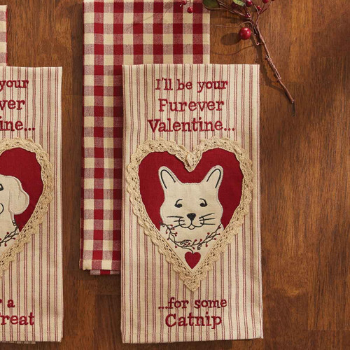 VALENTINE CAT EMB APP 2 DT SET