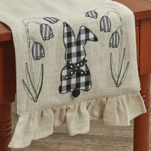 COTTON TAILS TABLE RUNNER 14X42