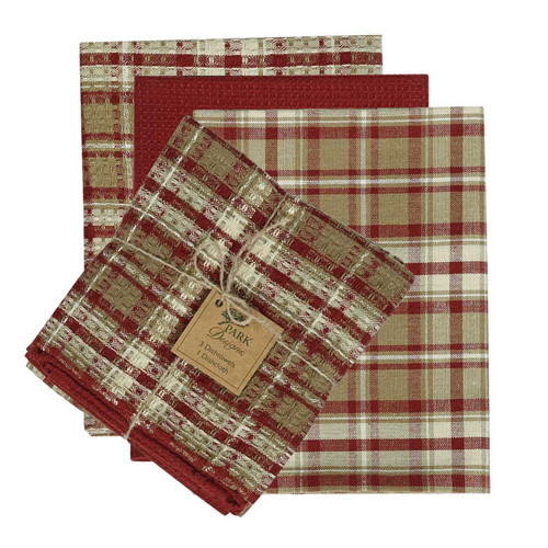 CUMBERLAND 3 DISHTOWEL & 1 DISHCLOTH SET