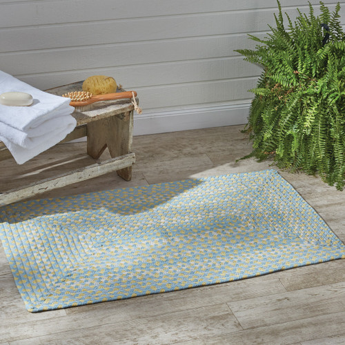 COZY COTTAGE BRAIDED RECTANGLE RUG 27" X 45"