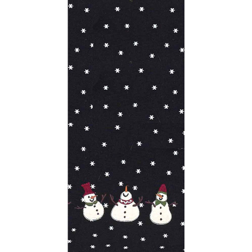 C Whimsy Snowmen Towel