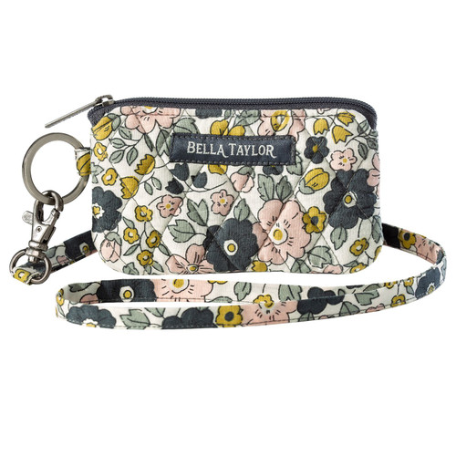 delicate-floral-charcoal-id-lanyard