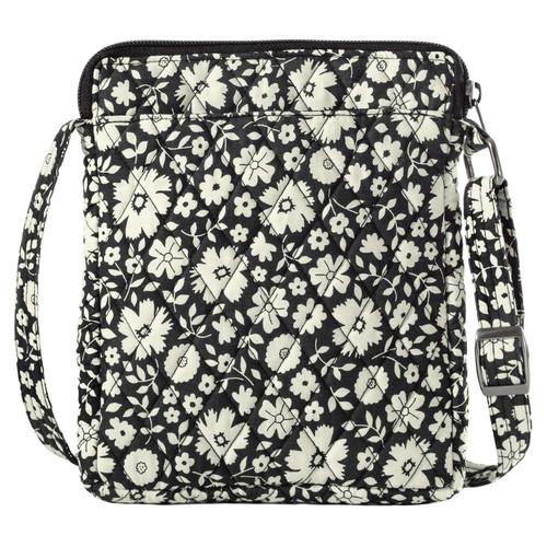 Bicolor Floral Black Mini Cros