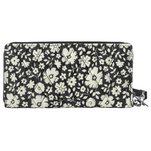 Bicolor Floral Envelope Wallet