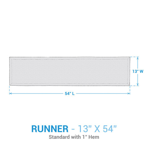 WEATHERED BARNBOARD PRINT TABLE RUNNER 13" X 54"
