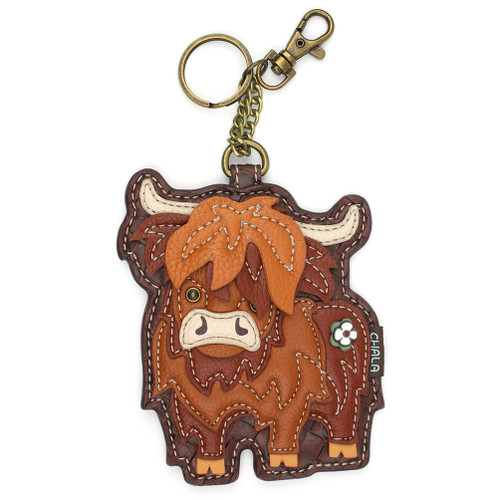 Coin Purse/Key Fob - Highland Cow