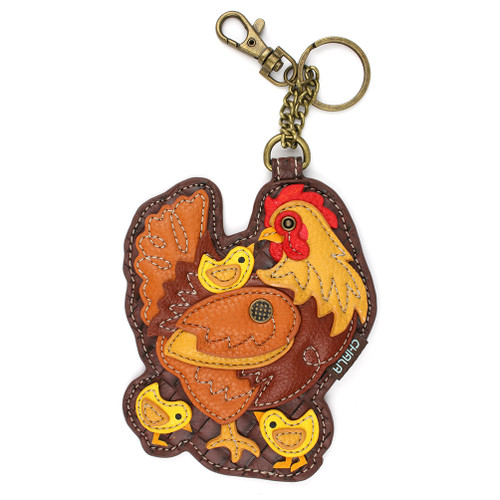 Coin Purse/KeyFob- Chicken Hen