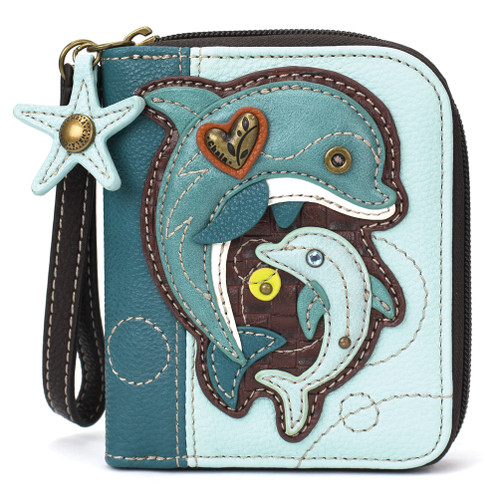 Zip Around Wallet - Dolphin
