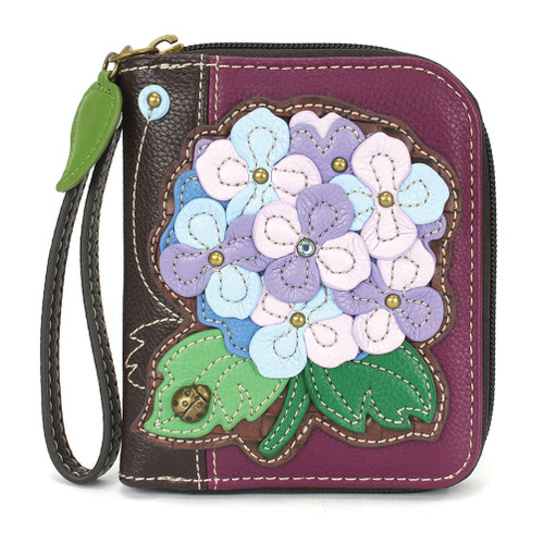 Zip Ard Wallet - Hydrangea