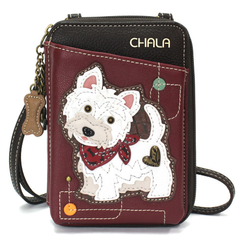 Wallet Xbody- Wht Terrier