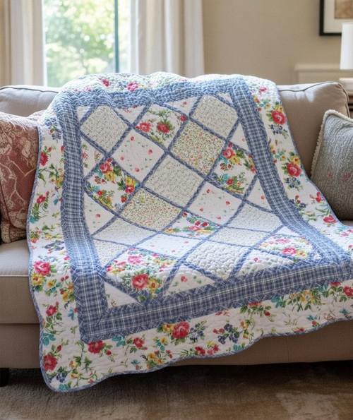 Victorian Garden Throw