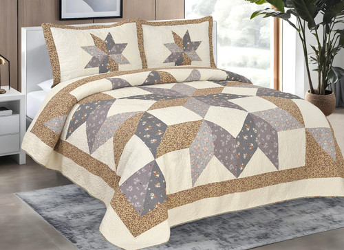 Cora Patch King Quilt SET