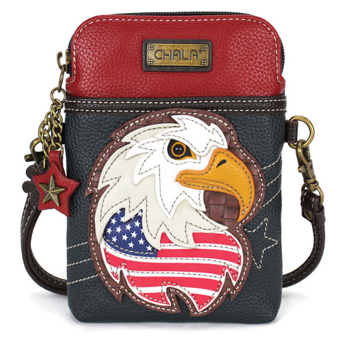  CellPhone Xbody - Eagle US Flag - navy