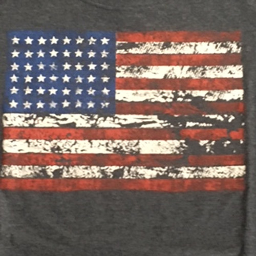 American Flag Distressed T-Shirt