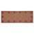 Burgundy Star Runner Woven 13x36