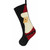 Santa Black Stocking