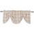 Bexley Check Cream - Oat Gathered Valance