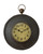 LARGE POCKET WATCH CLOCK BLACK