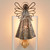 GALVANIZED ANGEL NIGHT LIGHT