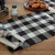 WICKLOW CHECK PLACEMAT YARN BLACK/CREAM