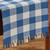 WICKLOW CHECK TABLE RUNNER 13X36 CHINA BLUE