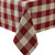 WICKLOW CHECK TABLECLOTH 54X54 GARNET