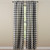 WICKLOW CHECK LINED PANELS 72X84 BLACK/CREAM