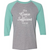 Sufficient Grace Mint Raglan 3/4 Sleeve Top