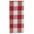 WICKLOW CHECK WAFFLE DISHTOWEL - RED/CREAM