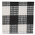 WICKLOW CHECK DISHCLOTH - BLACK/CREAM