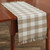 WICKLOW CHECK TABLE RUNNER 13x36 NATURAL