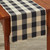WICKLOW CHECK BACKED TABLE RUNNER 14X72 - BLACK