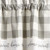 WICKLOW CHECK HOME LINED VALANCE 60X14 DOVE