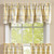 MEADOWLARK LINED LAYERED VALANCE 15" L