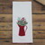 C Holiday Pitcher  Cream Towel