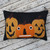 F Jack-o-lanterns Felt Blk PL