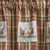 SUSSEX PLAID LINED PATCH VALANCE 60" X 14"