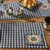 STAFFORD SUNFLOWER PLACEMAT - BLACK/CREAM