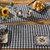 STAFFORD SUNFLOWER PLACEMAT - BLACK/CREAM