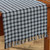 STAFFORD TABLE RUNNER 13 X 36 - BLACK/CREAM