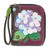Zip Ard Wallet - Hydrangea
