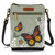 Double Pocket Xbody - Monarch Butterfly