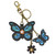 Mini Keychain - Blue Butterfly
